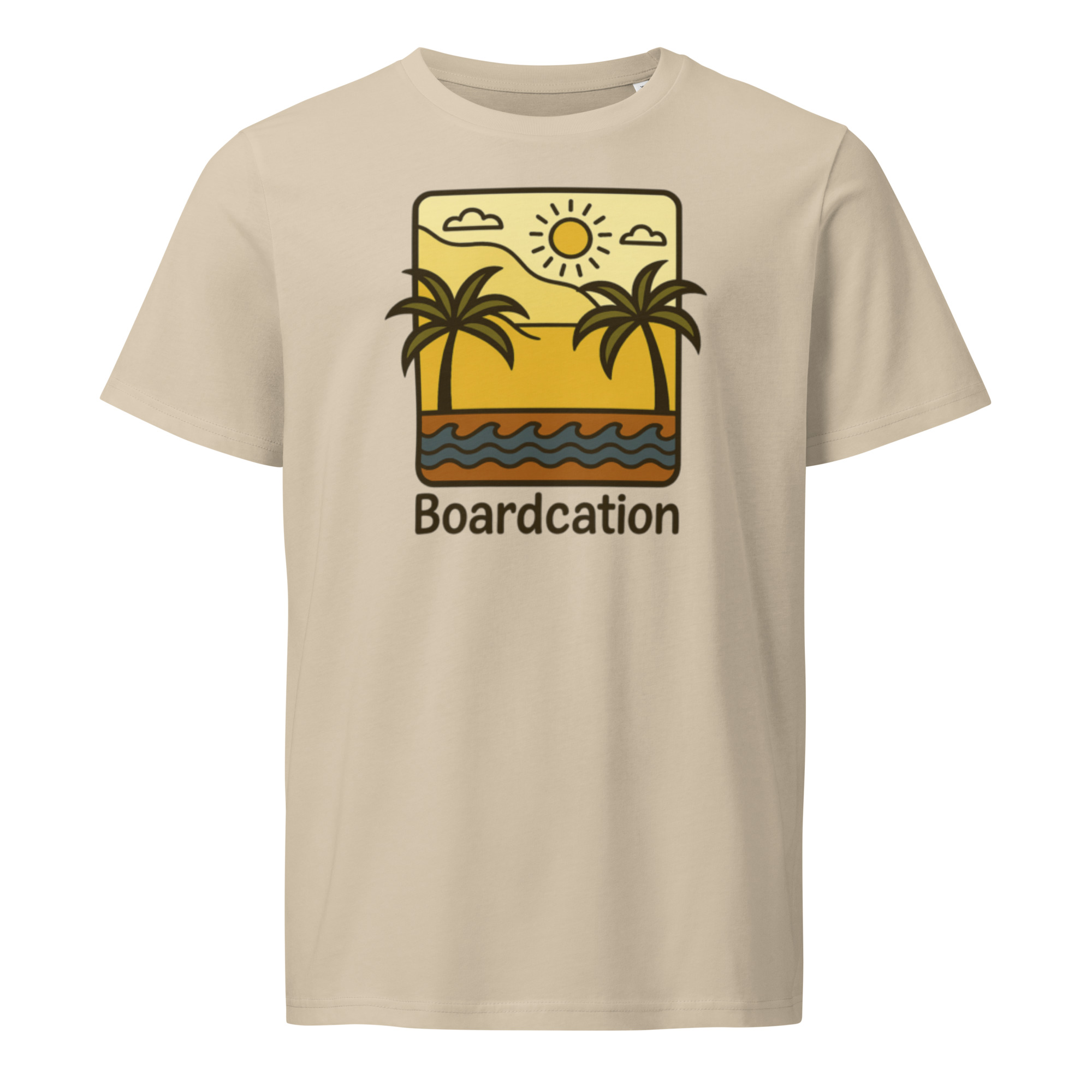 Palm & Sun — Boardcation Tee (#138) — Desert Dust